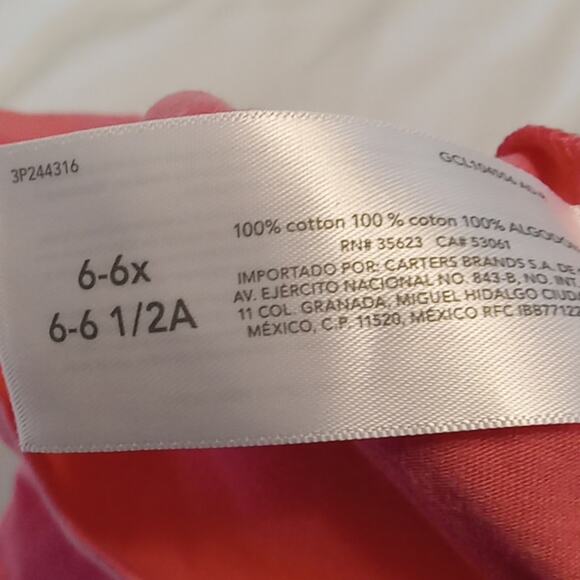 NWT  Carters girls size 6 long sleeve  Here comes Fun top. - Picture 7 of 7